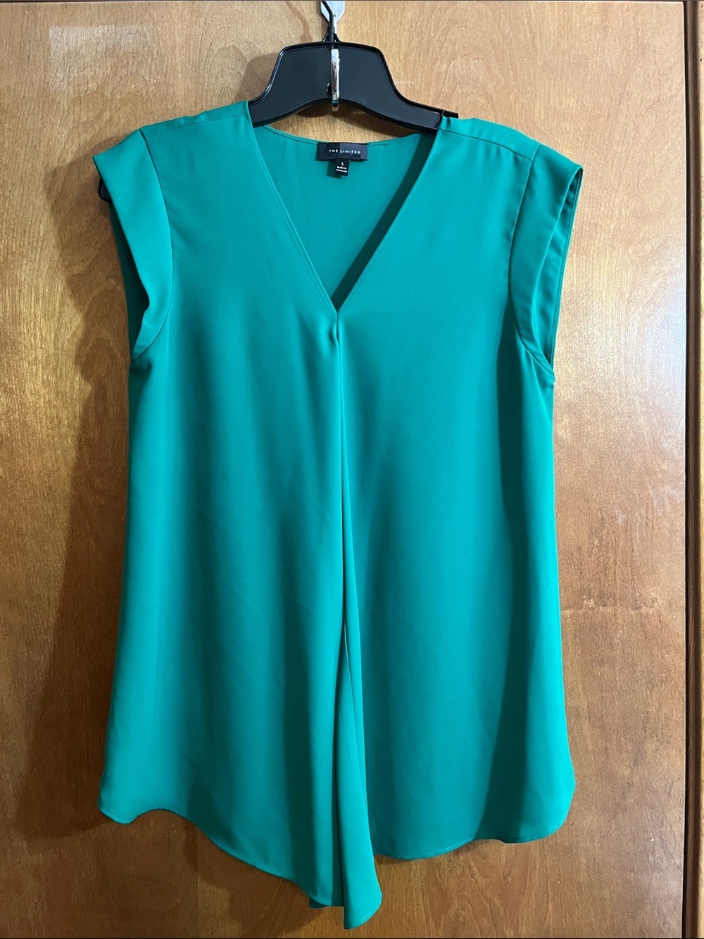 The Limited Green V-Neck Cap Sleeve Blouse - Bundle for free shipping